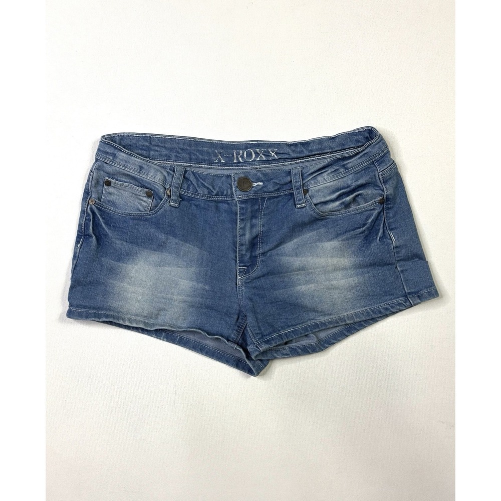 X-Roxx Denim Shorts Women's 7/28 Stretch Blue Jean Summer
